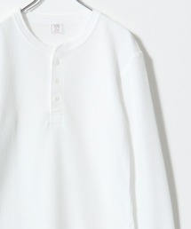 JEMORGAN | 2026SS JEMORGAN/ジェーイーモーガン ワッフル/フライス ヘンリーネックロンT レディース メンズ 長袖Tシャツ(Tシャツ/カットソー)