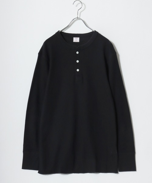 JEMORGAN（ジェーイーモーガン）の「2026SS JEMORGAN/ジェーイーモーガン ワッフル/フライス ヘンリーネックロンT レディース メンズ 長袖Tシャツ（Tシャツ/カットソー・メンズ・ホワイト系その他/ホワイト/グレー系その他2/ネイビー/チャコール/グレー系その他/ブラック/アイボリー/ブラック系その他/グレー・L/XL/S/M）」の17枚目の写真