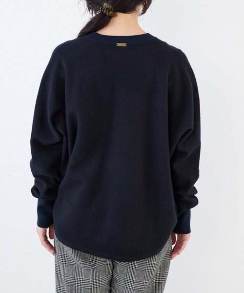 MICA&DEAL（マイカ＆ディール）の「圧縮クルーネックニットプル