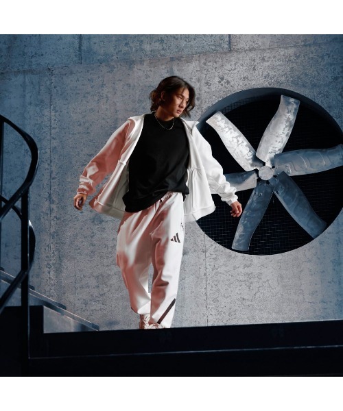 adidas(アディダス)の「アディダス adidas Z.N.E. パンツ(その他パンツ・メンズ・パープル/ブラック/ホワイト・M/L/LL/3L/S)」の16枚目の写真