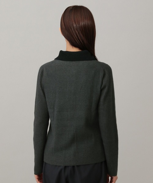 GLOBAL WORK(グローバルワーク)の「MATINEE LINE/なめらかニット/襟付きカーディガン/591293(カーディガン/ボレロ・レディース・ベージュ/チャコールグレー/ブラック・LARGE/MEDIUM)」の22枚目の写真
