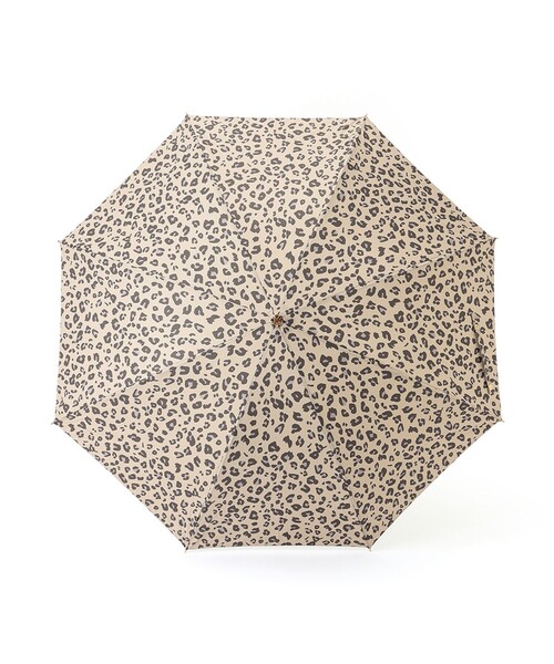 MACKINTOSH PHILOSOPHY（ﾏｯｷﾝﾄｯｼｭ ﾌｨﾛｿﾌｨｰ）の「【晴雨兼用】レオパード長傘（長傘・レディース・ブラウン・FREE）」の2枚目の写真