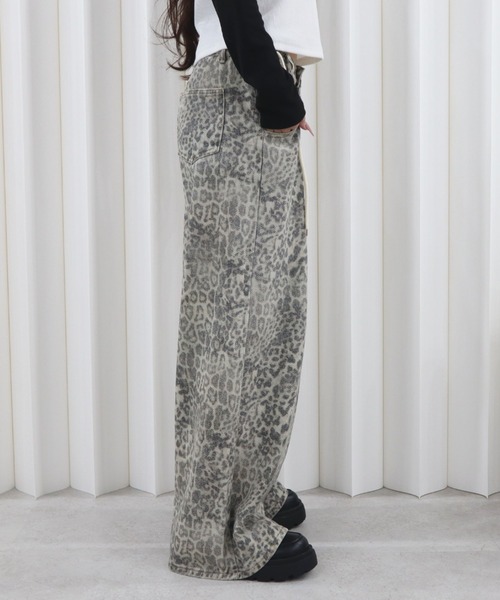 CECIL McBEE（セシルマクビー）の「レオパード柄パンツ（その他パンツ・レディース・ベージュ・MEDIUM/LARGE）」の4枚目の写真