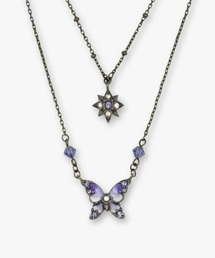 蝶・星モチーフ 2点セットネックレス（ネックレス）｜ANNA SUI 