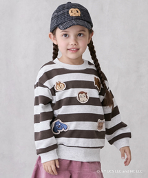 【おさるのジョージ】フェイスワッペントレーナー