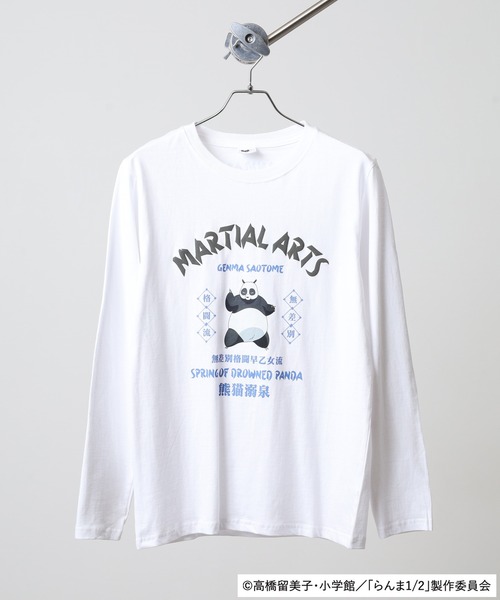 うる星やつら(ウルセイヤツラ)の「らんま1/2 長袖Tシャツ(Tシャツ/カットソー・メンズ・ホワイト/ブラック/グレイッシュベージュ・M/L/LL)」の13枚目の写真