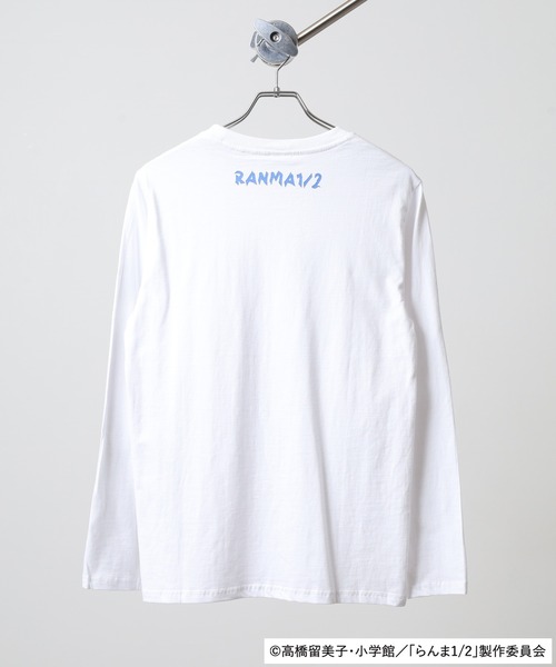 うる星やつら(ウルセイヤツラ)の「らんま1/2 長袖Tシャツ(Tシャツ/カットソー・メンズ・ホワイト/ブラック/グレイッシュベージュ・M/L/LL)」の14枚目の写真