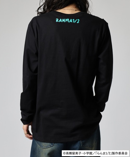 うる星やつら(ウルセイヤツラ)の「らんま1/2 長袖Tシャツ(Tシャツ/カットソー・メンズ・ホワイト/ブラック/グレイッシュベージュ・M/L/LL)」の20枚目の写真