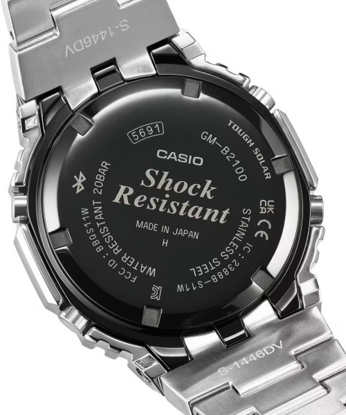G-SHOCK（ジーショック）の「G-SHOCK/ジーショック 腕時計 FULL METAL GM-B2100BT-1AJF（アナログ腕時計・メンズ・シルバー・FREE）」の12枚目の写真