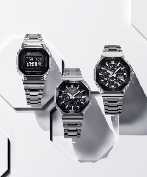 G-SHOCK（ジーショック）の「G-SHOCK/ジーショック 腕時計 FULL METAL GM-B2100BT-1AJF（アナログ腕時計・メンズ・シルバー・FREE）」の5枚目の写真