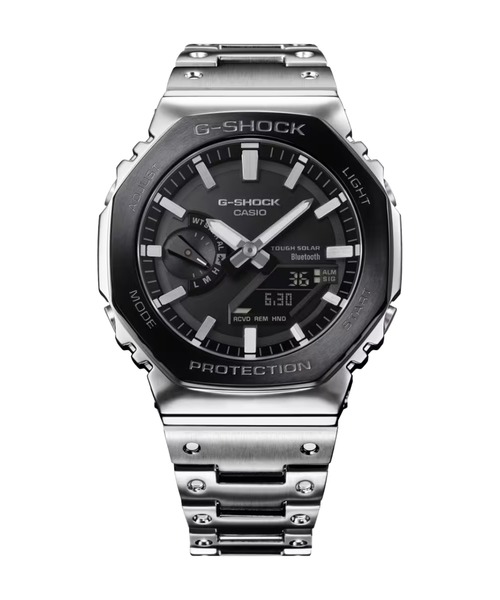 G-SHOCK（ジーショック）の「G-SHOCK/ジーショック 腕時計 FULL METAL GM-B2100BT-1AJF（アナログ腕時計・メンズ・シルバー・FREE）」の10枚目の写真