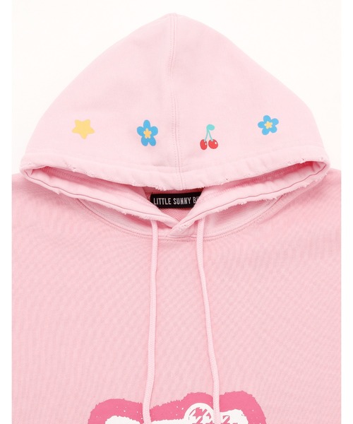 Little sunny bite(リトルサニーバイト)の「【RES】【Little sunny bite】hello kitty x little sunny bite hoodie(パーカー・レディース・ピンク/グレー・MEDIUM/SMALL)」の5枚目の写真