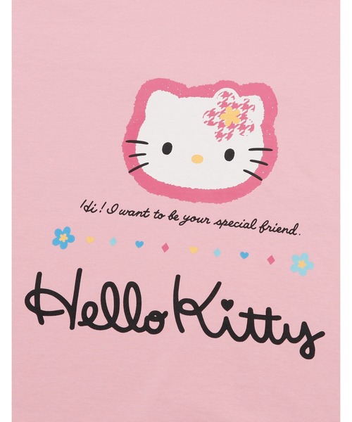 Little sunny bite(リトルサニーバイト)の「【RES】【Little sunny bite】hello kitty x little sunny bite hoodie(パーカー・レディース・ピンク/グレー・MEDIUM/SMALL)」の7枚目の写真