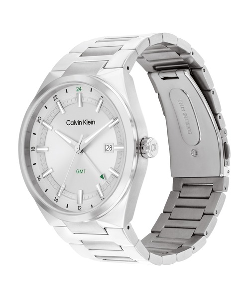 Calvin Klein（カルバン・クライン）の「【Calvin Klein】 カルバンクライン DISTINGUISH GMT ウォッチ（アナログ腕時計・メンズ・ネイビー/グリーン/シルバー・FREE）」の6枚目の写真