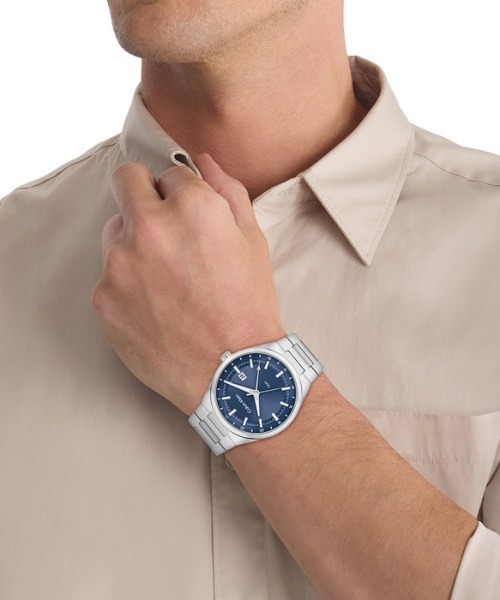 Calvin Klein（カルバン・クライン）の「【Calvin Klein】 カルバンクライン DISTINGUISH GMT ウォッチ（アナログ腕時計・メンズ・ネイビー/グリーン/シルバー・FREE）」の10枚目の写真