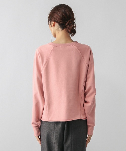 GLOBAL WORK（グローバルワーク）の「乾きやすいカラースウェットプルオーバー/580961（スウェット・レディース・イエロー/ライトグレー/ダークブラウン/ピンク/サックスブルー/チャコールグレー・MEDIUM/LARGE）」の19枚目の写真