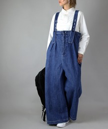 and it_ | デニムハイウエストワイドサロペット(サロペット/オーバーオール)