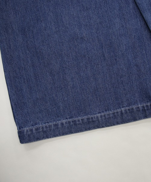 and it_（アンドイット）の「デニムハイウエストワイドサロペット（サロペット/オーバーオール・レディース・インディゴブルー/ブルー・FREE）」の17枚目の写真