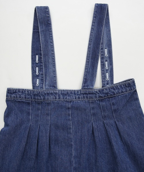 and it_（アンドイット）の「デニムハイウエストワイドサロペット（サロペット/オーバーオール・レディース・インディゴブルー/ブルー・FREE）」の18枚目の写真
