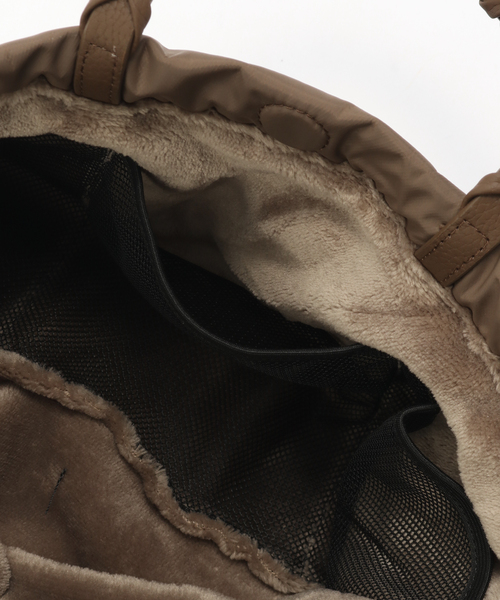 SLOBE IENA（スローブイエナ）の「LENK スクエアナイロンバッグ（ショルダーバッグ・レディース・ブラック/ブラウン・FREE）」の20枚目の写真