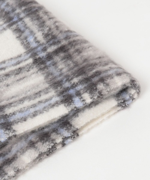 GLOBAL WORK（グローバルワーク）の「静電防止チェックマフラー/595550（マフラー・キッズ・ベージュ/オフホワイト/サックスブルー・ONE SIZE）」の11枚目の写真