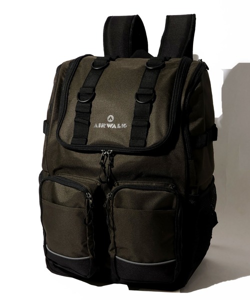 AIRWALK(エアウォーク)の「【AIRWALK/エアウォーク】大型リュック37L(バックパック/リュック・メンズ・ブラウン/ブラック/カーキ・FREE)」の3枚目の写真