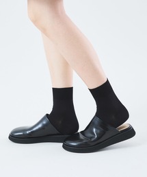 Muscat（マスカット）の「ラウンドトゥスライドローファー サボサンダル（スリッポン）」