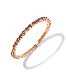 【les bon bon】embrace smoky quartz ring/エンブレイス スモーキークォーツ リング BOB805
