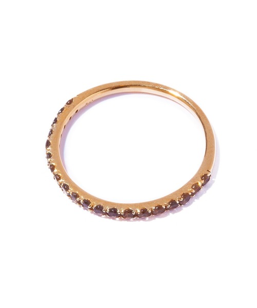 les bonbon（ルボンボン）の「【les bon bon】embrace smoky quartz ring/エンブレイス スモーキークォーツ リング BOB805（リング・レディース・ゴールド・3/5/9/11/13/15 ）」の3枚目の写真