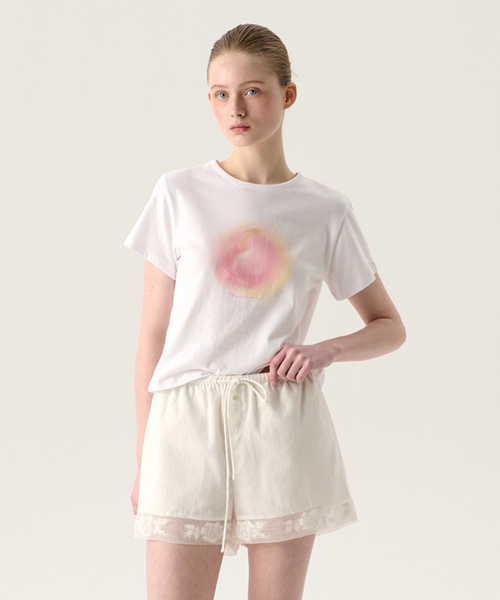 FRENCH LACE SHORTS IVORY（その他パンツ）｜TTUDEMENT