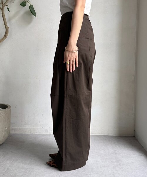 DouDou(ドゥドゥ)の「ツイルワイドカーブパンツ(その他パンツ・レディース・ベージュ/ブラウン・36/38)」の13枚目の写真