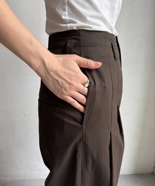 DouDou(ドゥドゥ)の「ツイルワイドカーブパンツ(その他パンツ・レディース・ベージュ/ブラウン・36/38)」の20枚目の写真