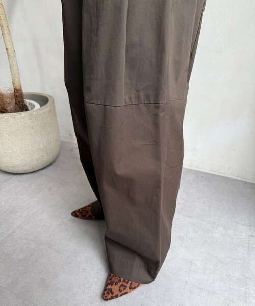 DouDou(ドゥドゥ)の「ツイルワイドカーブパンツ(その他パンツ・レディース・ベージュ/ブラウン・36/38)」の21枚目の写真