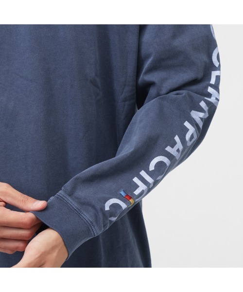 Ocean Pacific（オーシャンパシフィック）の「オーシャンパシフィック Ocean Pacific ナガソデTシャツ メンズ オーシャンパシフィック（Tシャツ/カットソー・メンズ・ダークブルー/ネイビー・M/L/LL）」の7枚目の写真