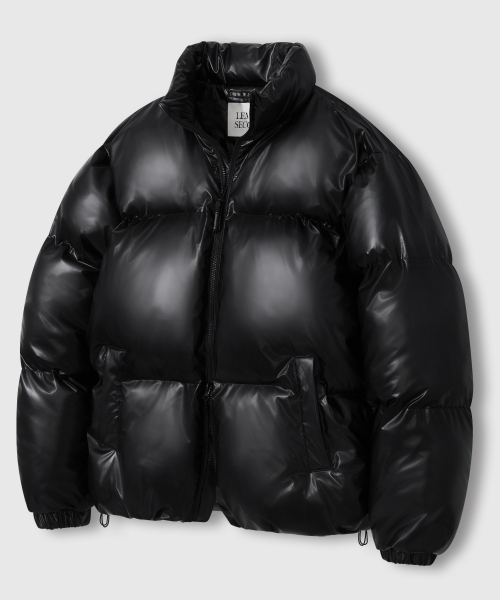 LEMAIN SECOND（リメインセカンド）の「エッセンシャル2WAYオーバーサイズプファーショートダウンジャケット[ユニークブラック]（ダウンジャケット/コート・レディース・その他・SMALL/MEDIUM/LARGE）」の4枚目の写真