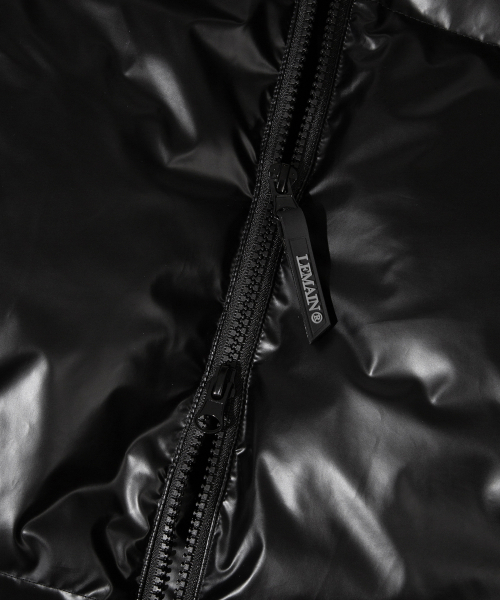 LEMAIN SECOND（リメインセカンド）の「エッセンシャル2WAYオーバーサイズプファーショートダウンジャケット[ユニークブラック]（ダウンジャケット/コート・レディース・その他・SMALL/MEDIUM/LARGE）」の8枚目の写真