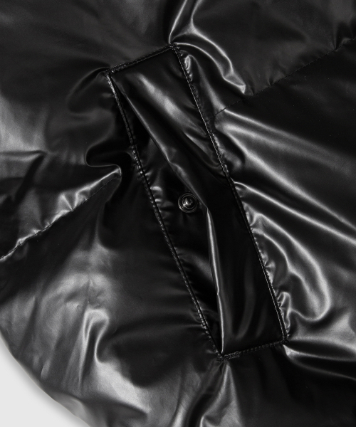 LEMAIN SECOND（リメインセカンド）の「エッセンシャル2WAYオーバーサイズプファーショートダウンジャケット[ユニークブラック]（ダウンジャケット/コート・レディース・その他・SMALL/MEDIUM/LARGE）」の9枚目の写真