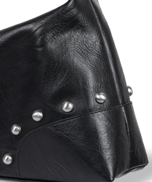 IUGAMAKARAS（イウガマカラス）の「Studded Hobo Bag (Black)（ショルダーバッグ・レディース・その他・FREE）」の14枚目の写真