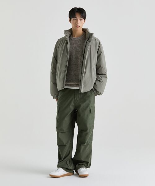 MUSINSA STANDARD（ムシンサスタンダード）の「ホワイトサテンパラシュートカーゴパンツ[カーキ]（その他パンツ・メンズ・その他・29/30/31/33/26/27/28/40/38/42/36/34/32）」の19枚目の写真