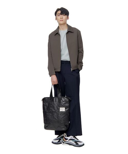 MUSINSA STANDARD（ムシンサスタンダード）の「リアルワイドヒドゥンバンディングスラックス[ネイビー]（スラックス・メンズ・その他・40/38/42/36/34/28/29/32/30/31/33/26/27）」の17枚目の写真
