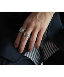 rapiecage | SV925ワイドレイヤードリングGC(リング)