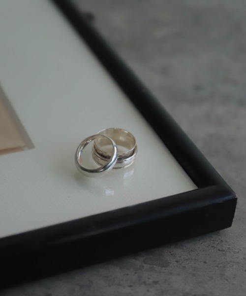 rapiecage（ラピエサージュ）の「SV925ワイドレイヤードリングGC（リング・レディース・シルバー・13号/15号）」の8枚目の写真