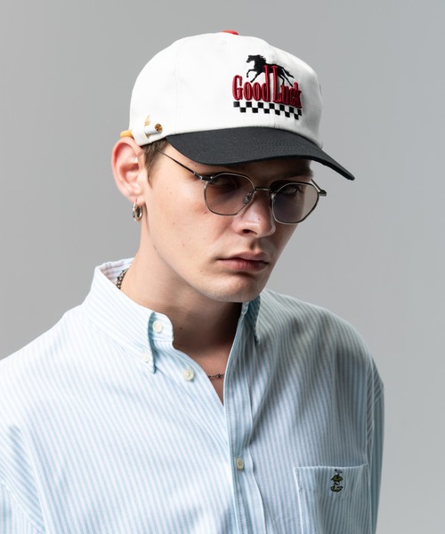 glamb（グラム）の「Good Luck Cap / グッドラックキャップ（キャップ・メンズ・ホワイト/ブラック・FREE）」の3枚目の写真