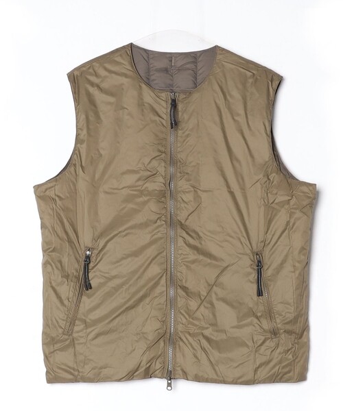TAION(タイオン)の「【TAION/タイオン】REVERSIBLE CHINA BUTTON INNER DOWN VEST(ベスト・レディース・ベージュ/カーキ/ブラック・38)」の22枚目の写真