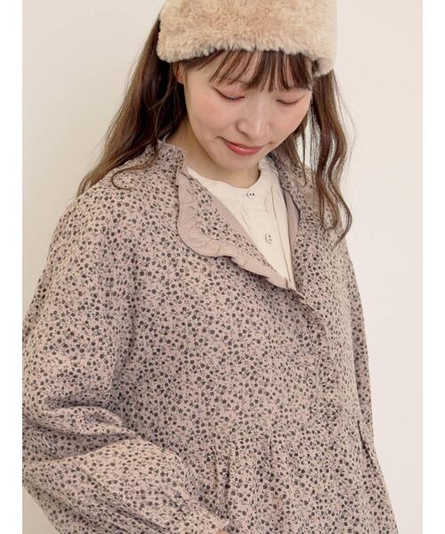 Samansa Mos2（サマンサ モスモス）の「【Cross×Linen】フリルワンピース《S/Mサイズ》（ワンピース・レディース・キナリ/ベージュ/ピンク/チャコールグレー/ブルー・S/M）」の22枚目の写真