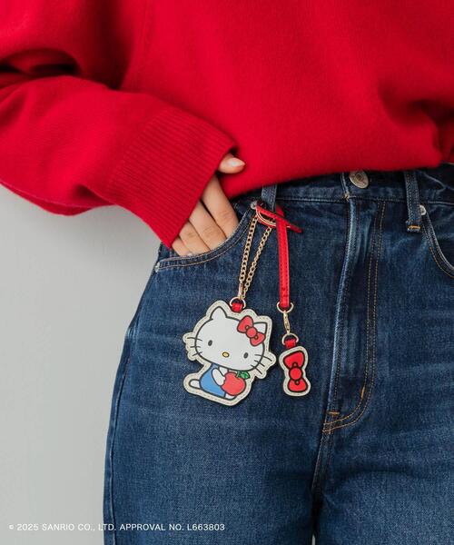 RODE SKO（ロデスコ）の「サンリオキャラクターズ チャーム付バッグ（ハンドバッグ・レディース・グレー/アイボリー/ピンク/イエロー・ONE）」の8枚目の写真