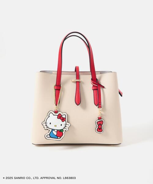 RODE SKO（ロデスコ）の「サンリオキャラクターズ チャーム付バッグ（ハンドバッグ・レディース・グレー/アイボリー/ピンク/イエロー・ONE）」の16枚目の写真