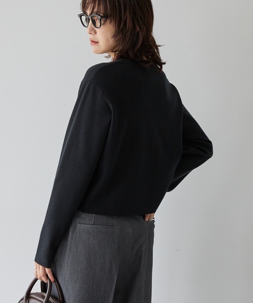 AMERICAN HOLIC（アメリカンホリック）の「バイパチリングドットニットカーディガン（カーディガン/ボレロ・レディース・杢グレー/アイボリー/ブラック/パープル/その他7・M/L）」の14枚目の写真