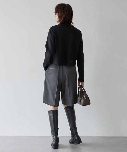 AMERICAN HOLIC（アメリカンホリック）の「バイパチリングドットニットカーディガン（カーディガン/ボレロ・レディース・杢グレー/アイボリー/ブラック/パープル/その他7・M/L）」の17枚目の写真