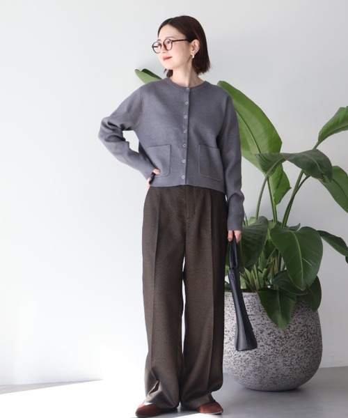 AMERICAN HOLIC（アメリカンホリック）の「バイパチリングドットニットカーディガン（カーディガン/ボレロ・レディース・杢グレー/アイボリー/ブラック/パープル/その他7・M/L）」の18枚目の写真